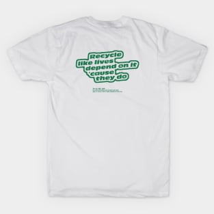 Recycle Amazon Green T-Shirt